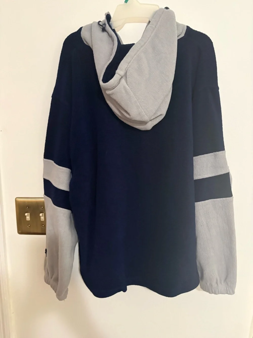 STARTER‎ Navy and Light Gray Fleece Jacket